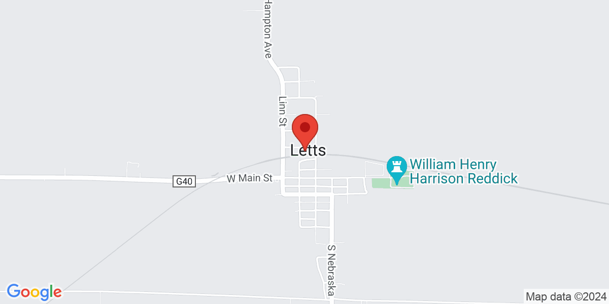 Map of Letts Public Library